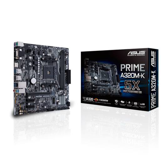 ASUS PRIME A320M-K |AM4 | DDR4 | MOTHERBOARD