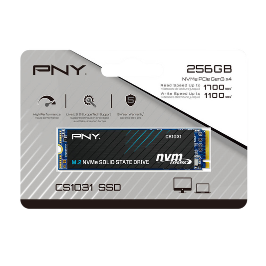 PNY 256GB M.2 NVME PCIE GEN3X4