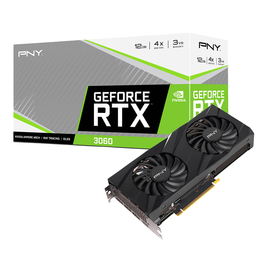 PNY RTX 3060 12GB VERTO 4X MONITORS