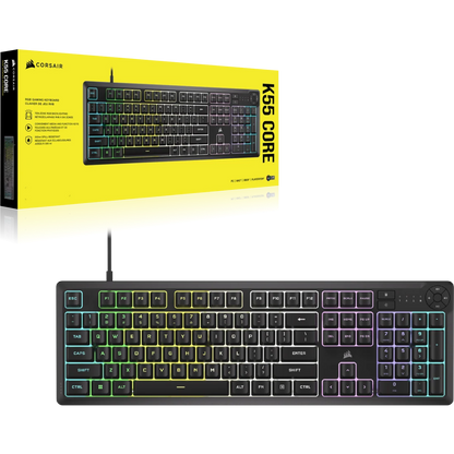 CORSAIR K55 CORE RGB GAMING KEYBOARD
