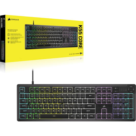 CORSAIR K55 CORE RGB GAMING KEYBOARD