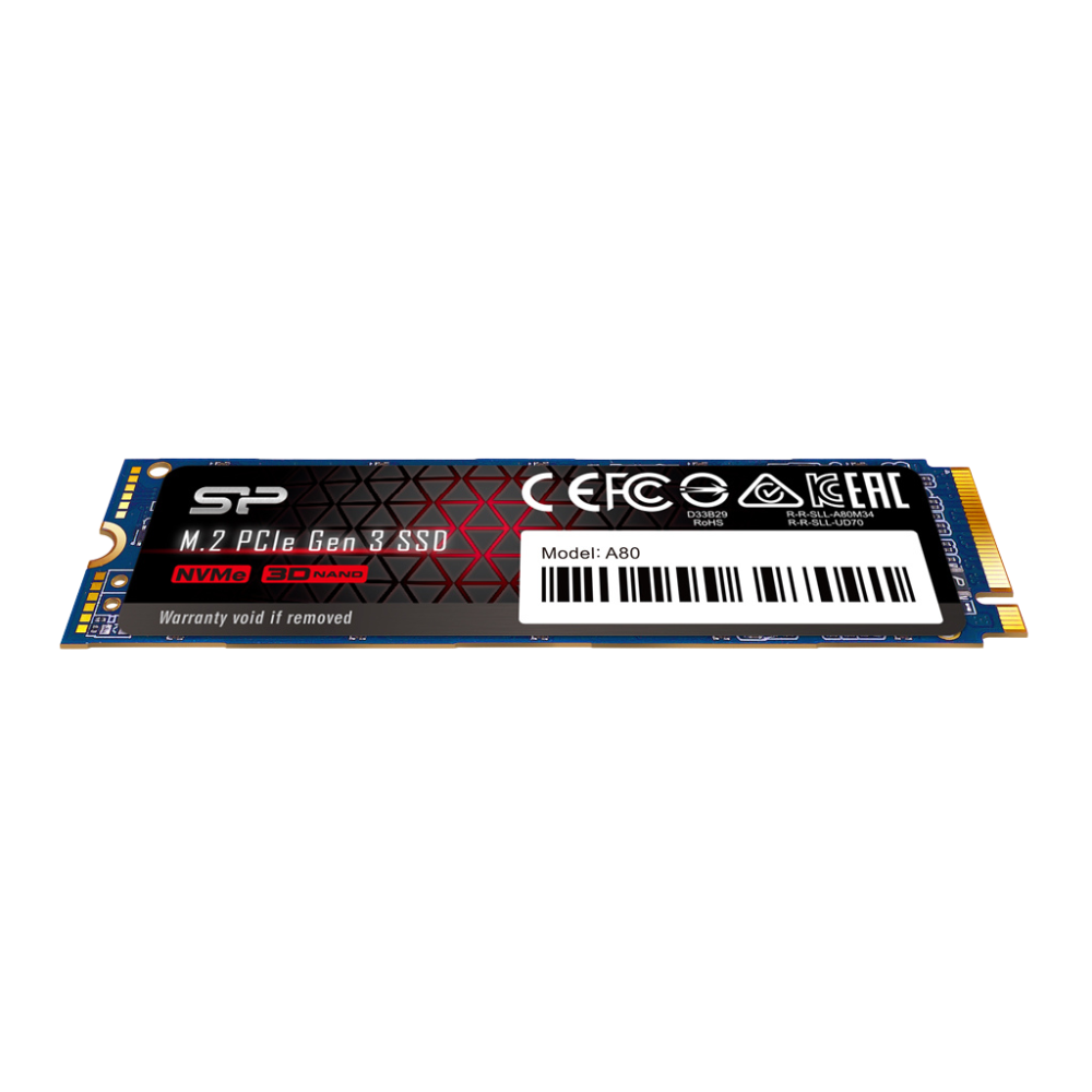 SILICON POWER M.2 2280 PCIE SSD 3X4, 512GB A80