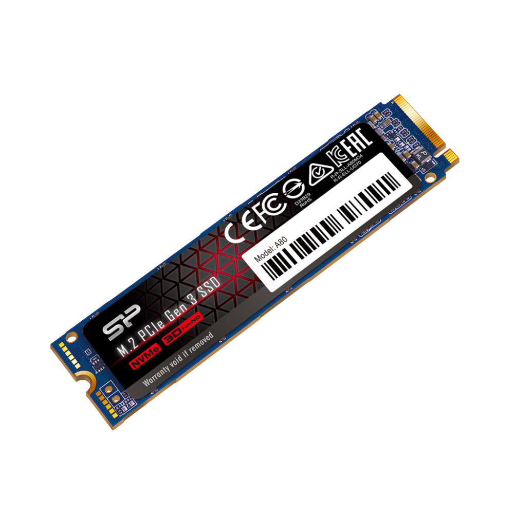 SILICON POWER M.2 2280 PCIE SSD 3X4, 512GB A80