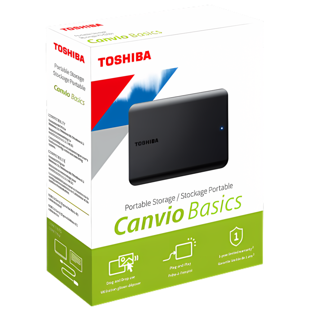 TOSHIBA 1TB CANVIO BASIC EXT HDD USB3.0