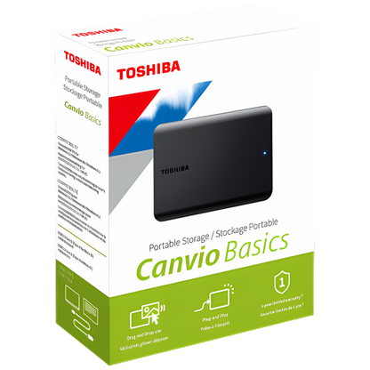 TOSHIBA 1TB CANVIO BASIC EXT HDD USB3.0