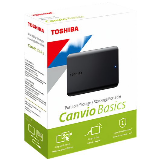 TOSHIBA 1TB CANVIO BASIC EXT HDD USB3.0
