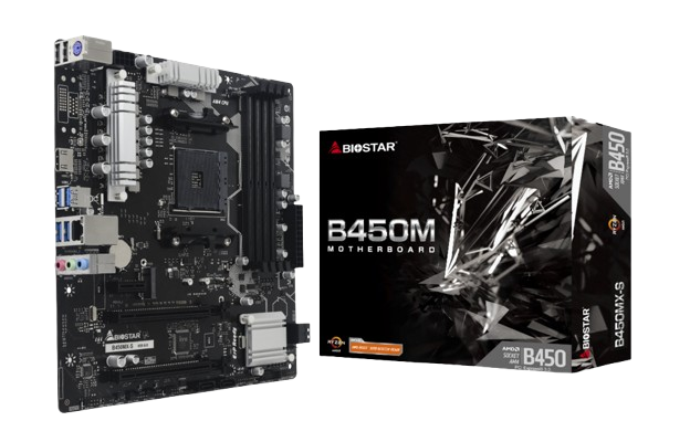 BIOSTAR B450MX-S MOTHERBOARD
