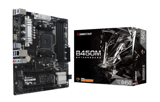 BIOSTAR B450MX-S MOTHERBOARD