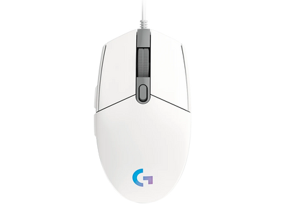 LOGITECH G102 LIGHTSYNC GAMING MOUSE WHITE USB