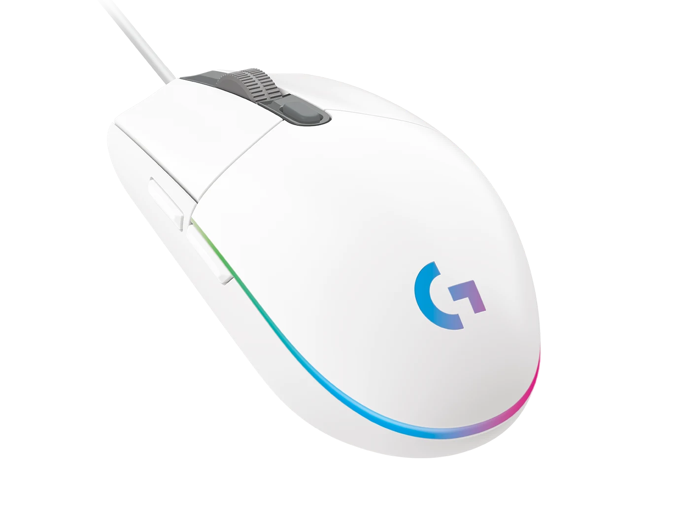 LOGITECH G102 LIGHTSYNC GAMING MOUSE WHITE USB