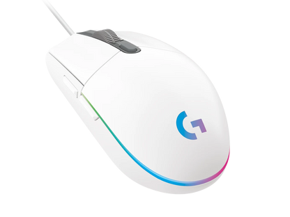 LOGITECH G102 LIGHTSYNC GAMING MOUSE WHITE USB