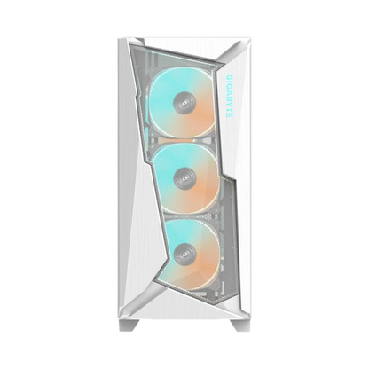 GIGABYTE C301G TEMPERED GLASS/RGB MID TOWER 4XARGB WHITE