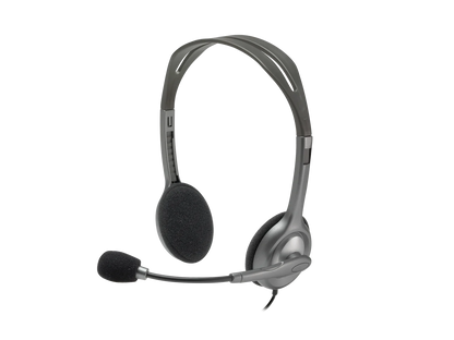 LOGITECH H110 STEREO HEADSET ANALOG W/ NOICE REDUCTION