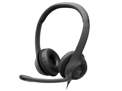 LOGITECH H390 USB NOISE CANCELLING HEADPHONE