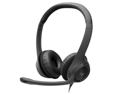 LOGITECH H390 USB NOISE CANCELLING HEADPHONE