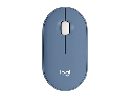 LOGITECH M350-BLUE GRAY 2.4GHz WIRELESS MOUSE