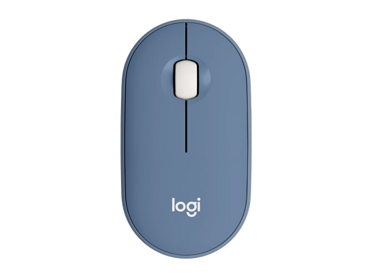 LOGITECH M350-BLUE GRAY 2.4GHz WIRELESS MOUSE