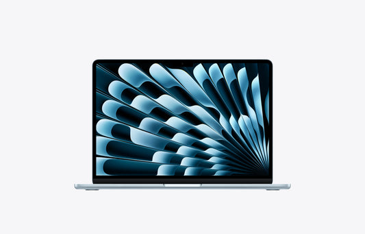APPLE NOTEBOOK MACBOOK AIR 13.6" (MDHH4PP/A)  SKYBLUE LIQUID RETINA DISPLAY | TRUE TONE | M5 CHIP | 10C CPU | 8C GPU | 16C NEURAL ENGINE | 16GB UNIFIED MEMORY | 512GB SSD STORAGE |