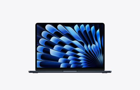 APPLE NOTEBOOK MACBOOK AIR 13.6" (MDHE4PP/A)  MIDNIGHT LIQUID RETINA DISPLAY | TRUE TONE | M5 CHIP | 10C CPU | 8C GPU | 16C NEURAL ENGINE | 16GB UNIFIED MEMORY | 512GB SSD STORAGE |