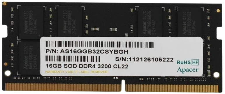 APACER 16GB DDR4 3200MHZ SODIMM | RAM