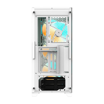GIGABYTE C301G TEMPERED GLASS/RGB MID TOWER 4XARGB WHITE
