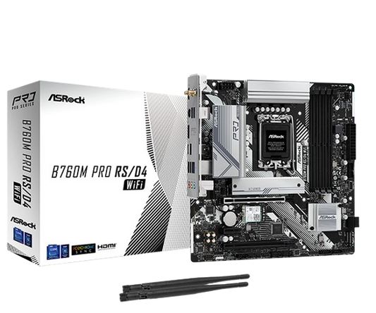 ASROCK B760M PRO RS/D4 GAMING MOTHERBOARD