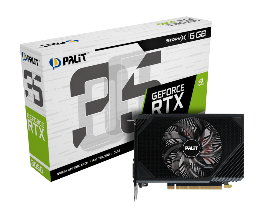 PALIT RTX3050 STORMX 6GB GDDR6 96BIT DVI HDMI