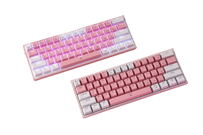 REDRAGON K617-RGB FIZZ WHITE/PINK