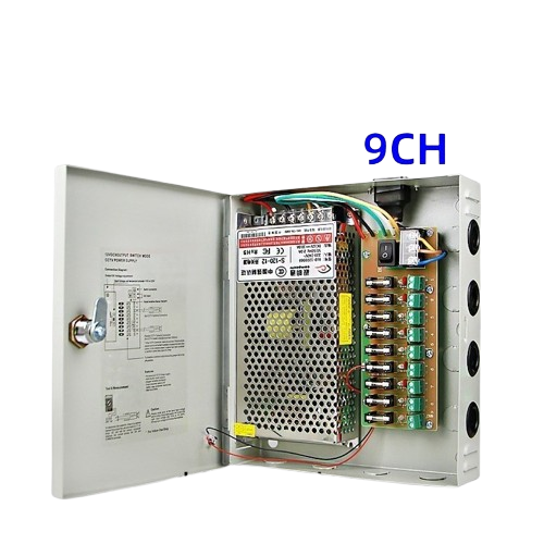 CCTV POWER SUPPLY 9 CHANNEL(15A)