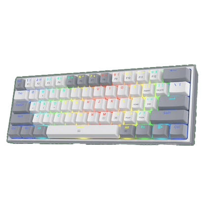 REDRAGON K617 RGB FIZZ GRAY WHITE
