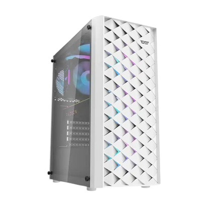 DARKFLASH DK351 W/ 4PCS ARGB FANS WHITE