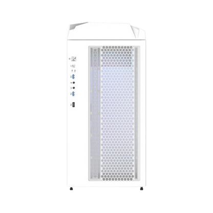 GIGABYTE C301G TEMPERED GLASS/RGB MID TOWER 4XARGB WHITE